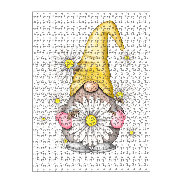 artboxONE Puzzle "Daisy Gnome" artboxONE - Floral,Abstrakt,Festivals,Lustig