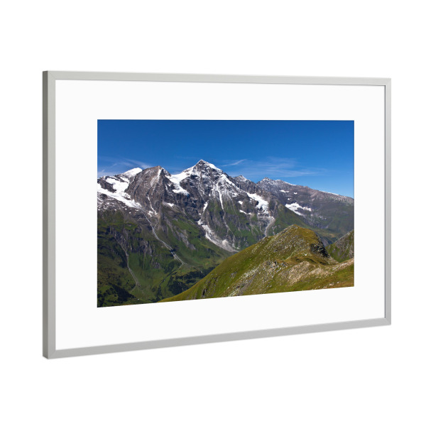 Poster mit Rahmen Silber "Sommer in den Bergen Österreichs" artboxONE - Natur,Reise,Reise / Länder