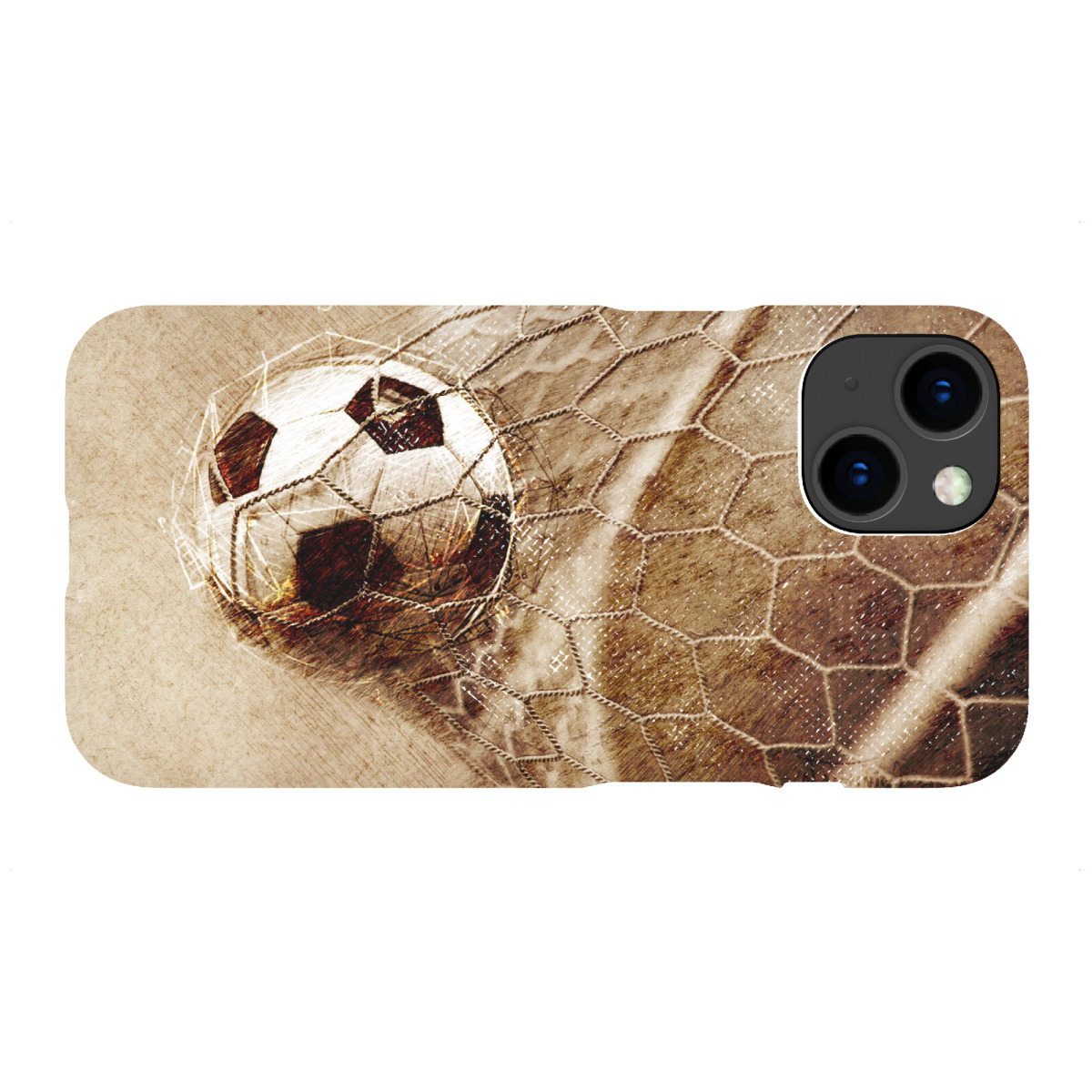 iPhone "Soccer ball illustration sport art" Premium-Case Handyhülle artboxONE