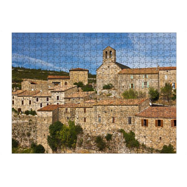 Puzzle Ravensburger "Häuseransicht Minerve" artboxONE - Reise,Architektur,Reise / Länder