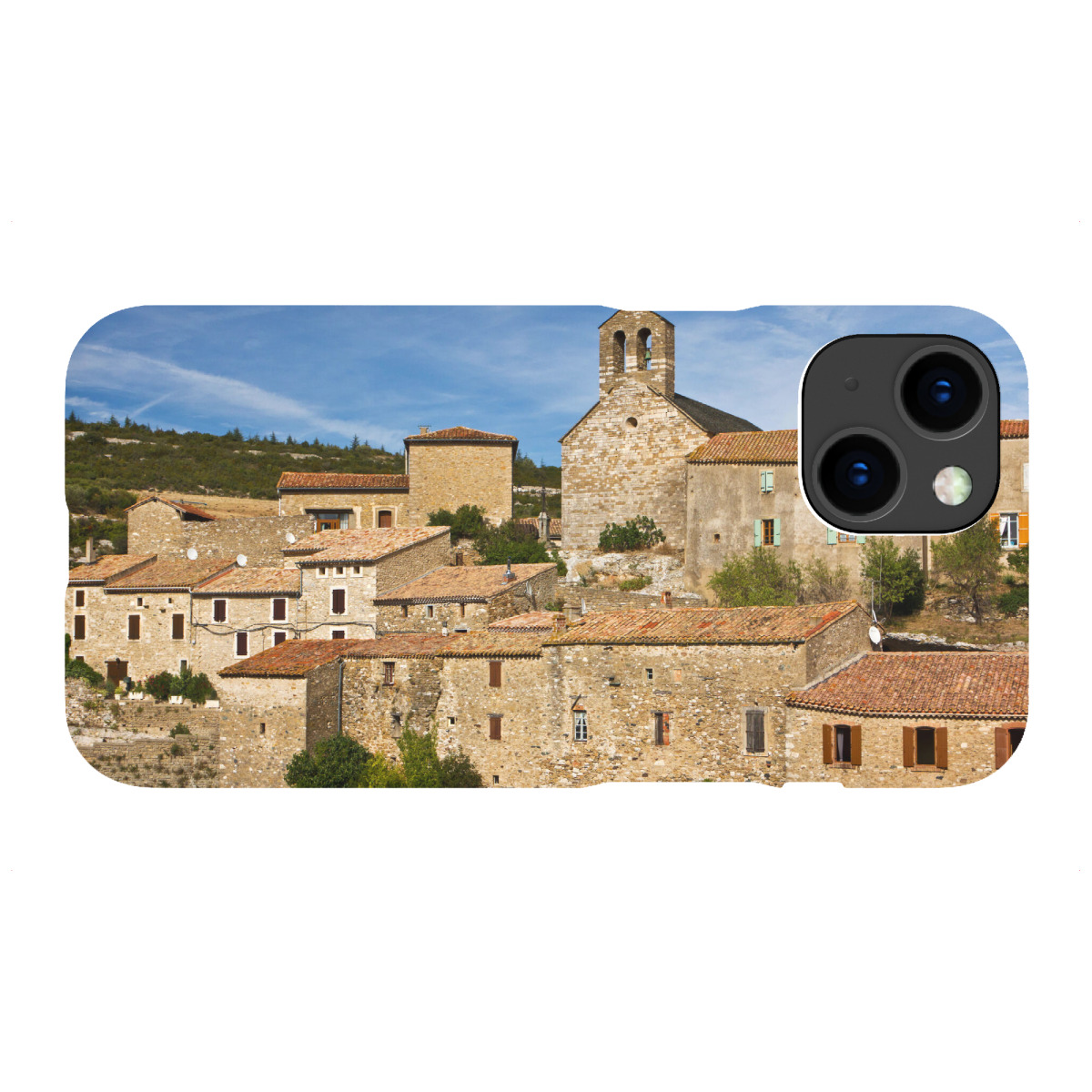 "Häuseransicht Minerve"für iPhone - Premium-Case Handyhülle artboxONE