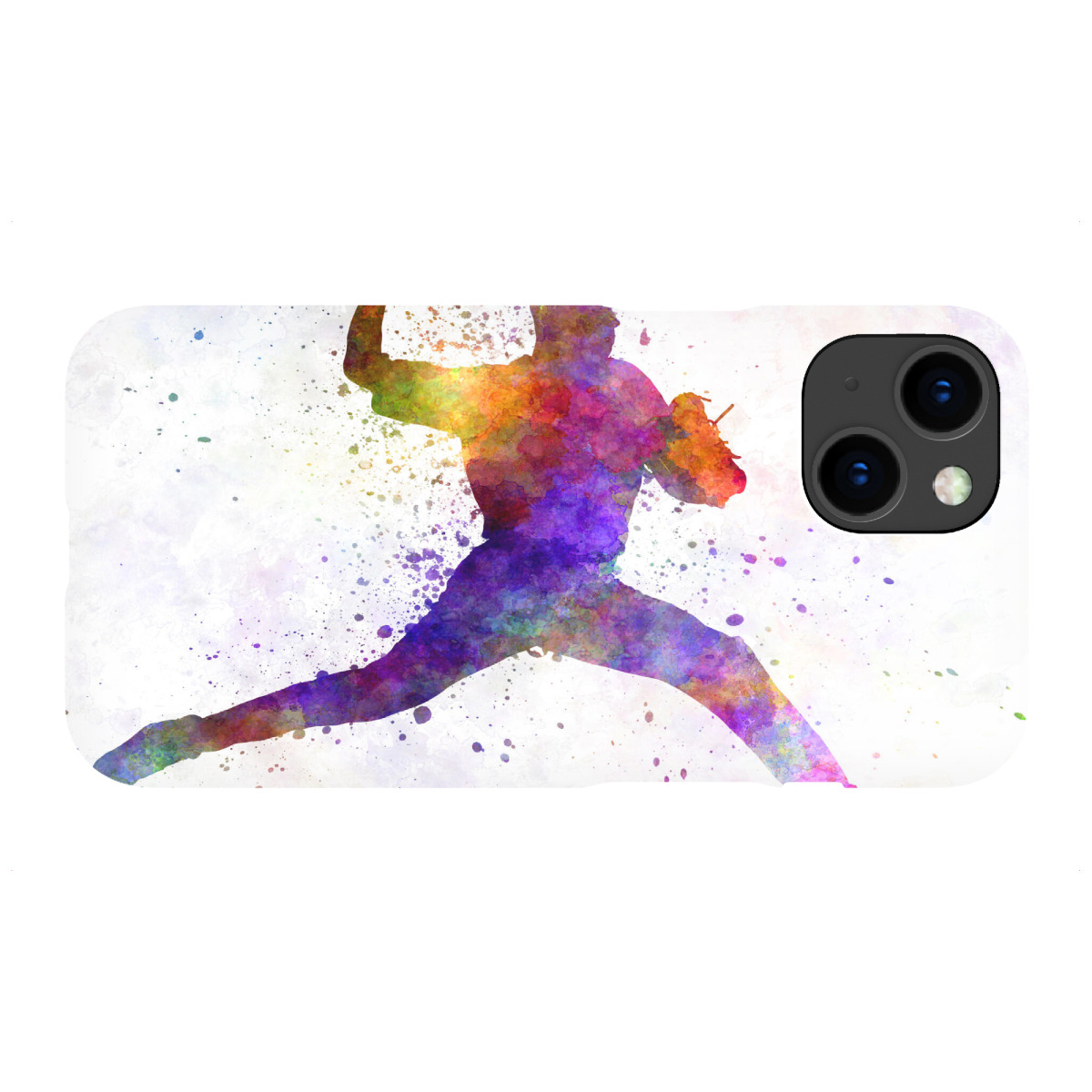 "Baseball player throwing a ball"für iPhone - Premium-Case Handyhülle artboxONE