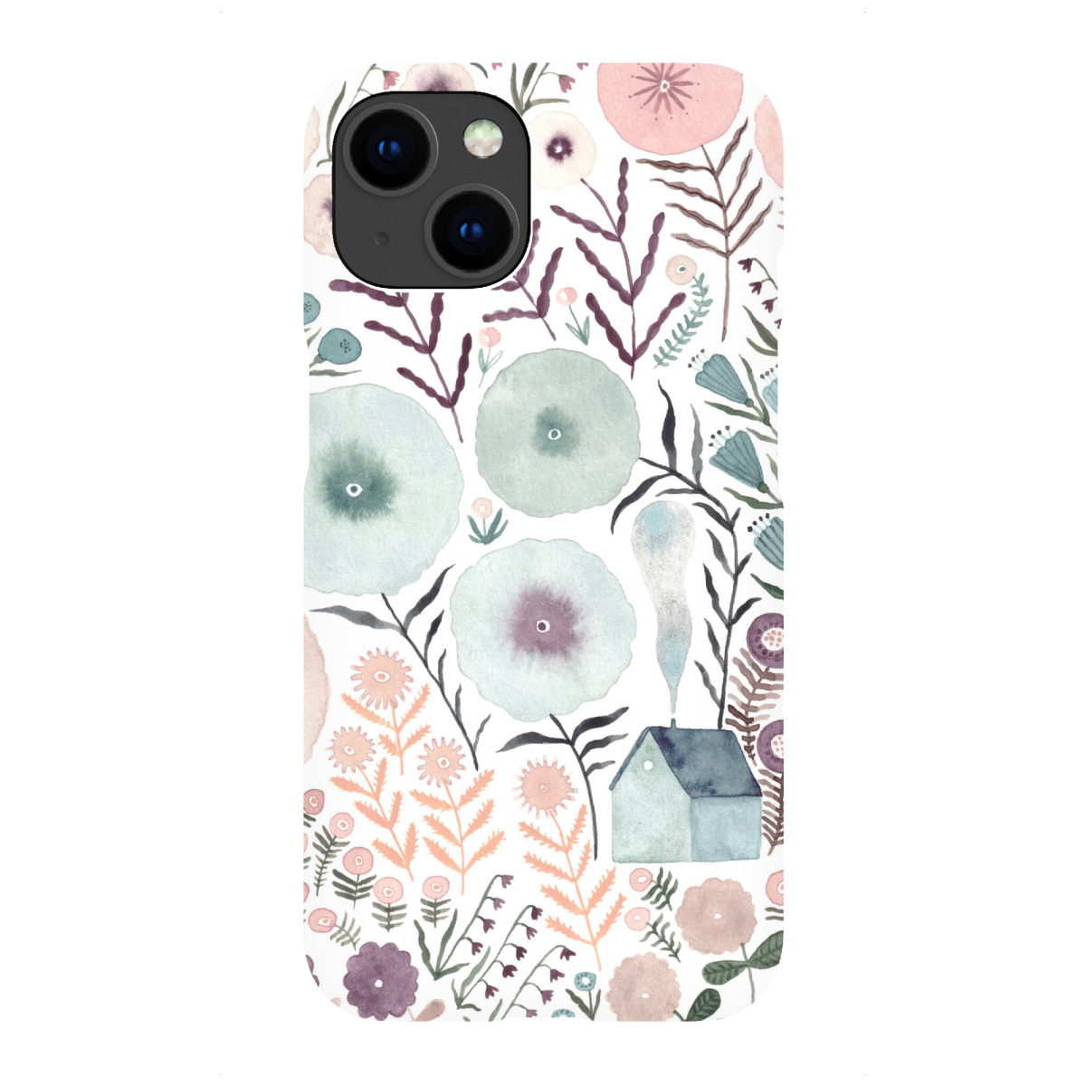 iPhone "Voglhuber - Blumenmeer lila" Premium-Case Handyhülle artboxONE