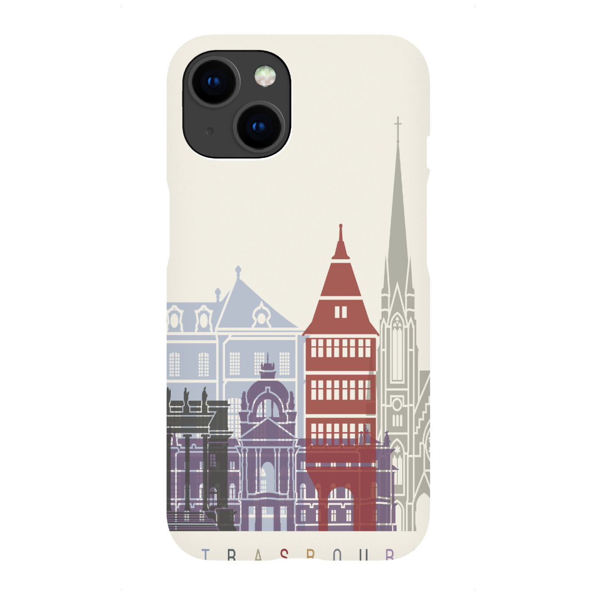 "Strasbourg skyline"für iPhone - Premium-Case Handyhülle artboxONE