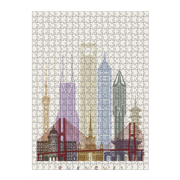 artboxONE Puzzle "Shanghai V2 skyline" artboxONE - Städte,Architektur