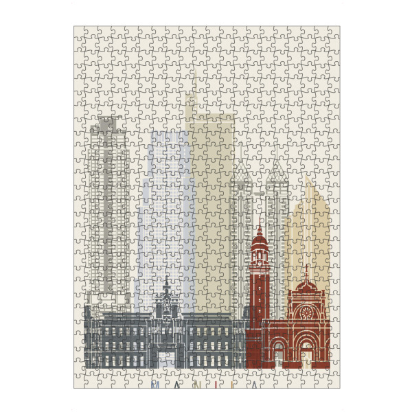 artboxONE Puzzle "Manila skyline" artboxONE - Städte,Architektur