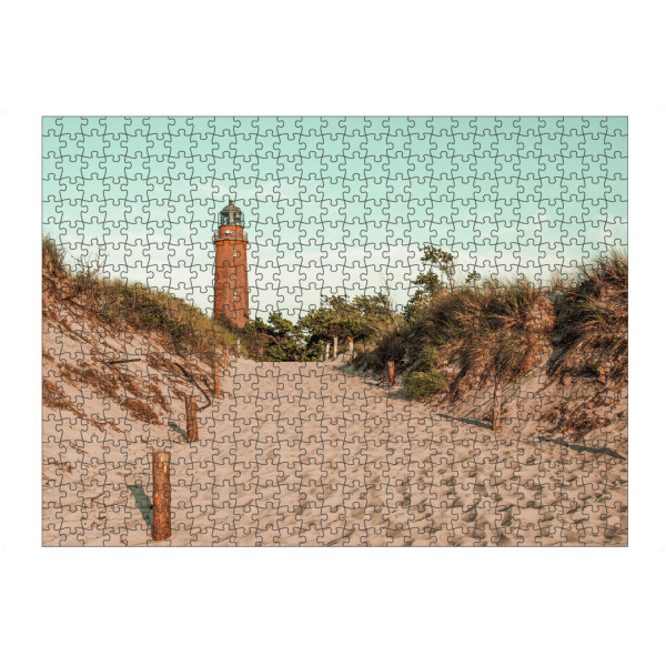 artboxONE Puzzle "Zum Leuchtturm" artboxONE - Natur,Reise,Reise / Strand und Meer