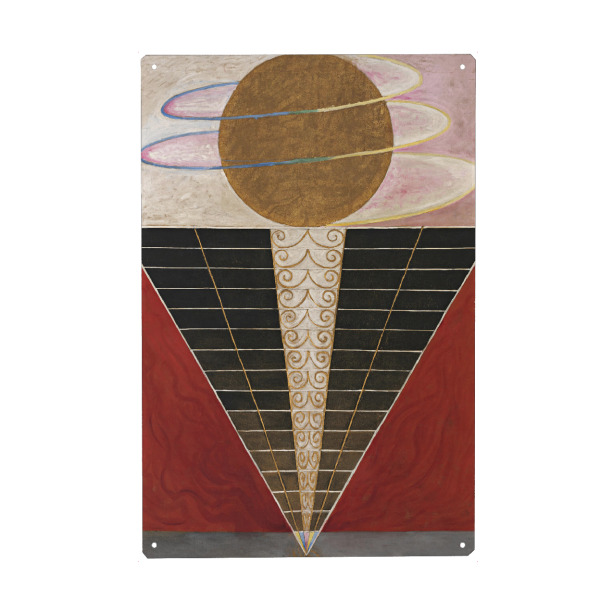 Holzbild "Altarbild Nr.2 von Hilma af Klint" artboxONE - Abstrakt,Geometrie
