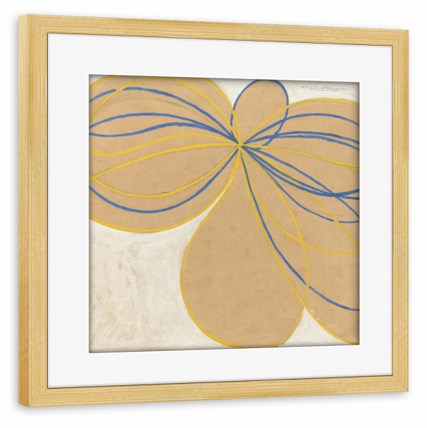 Poster mit Rahmen kiefer "The Seven Pointed Star" artboxONE - Floral,Abstrakt,Geometrie