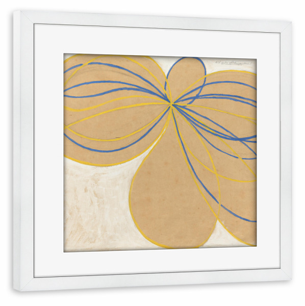 Poster mit Rahmen weiß "The Seven Pointed Star" artboxONE - Floral,Abstrakt,Geometrie