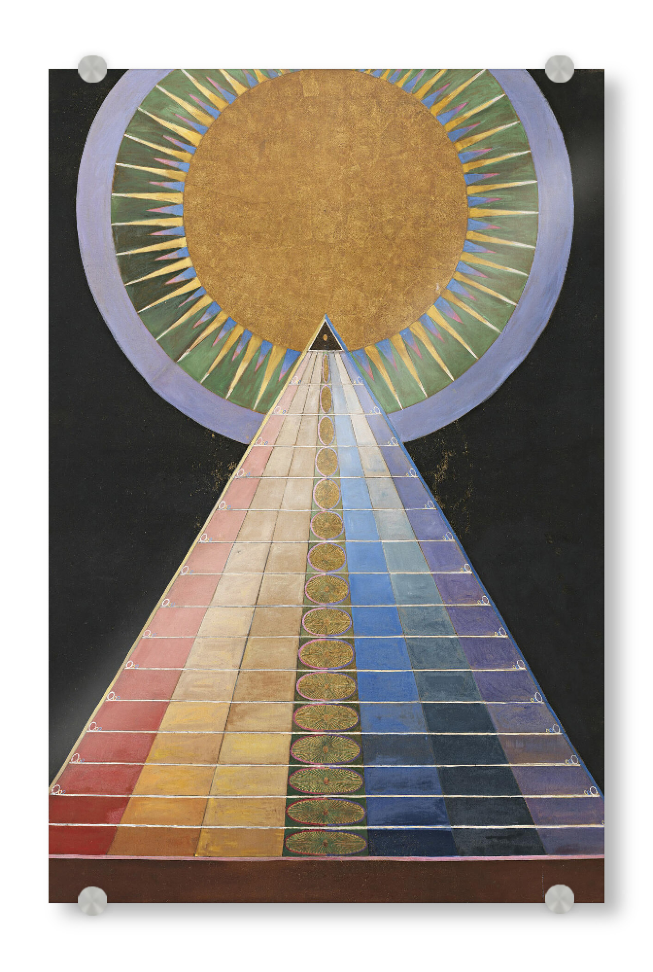Acrylglasbild "Altarbild Nr.1 von Hilma af Klint" artboxONE - Abstrakt,Geometrie