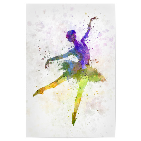 Poster "Ballet dancer-h" artboxONE - Sport