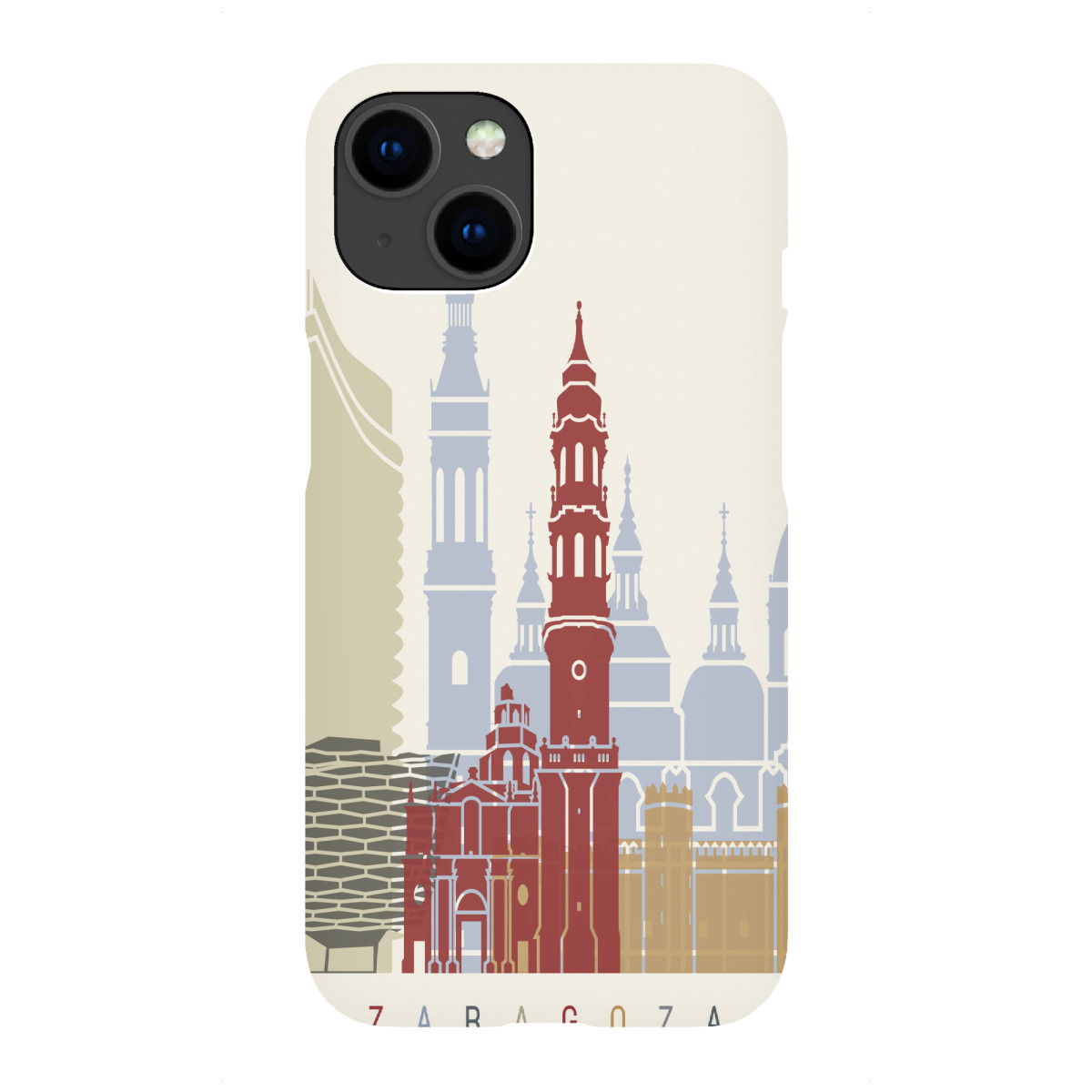 "Zaragoza skyline"für iPhone - Premium-Case Handyhülle artboxONE