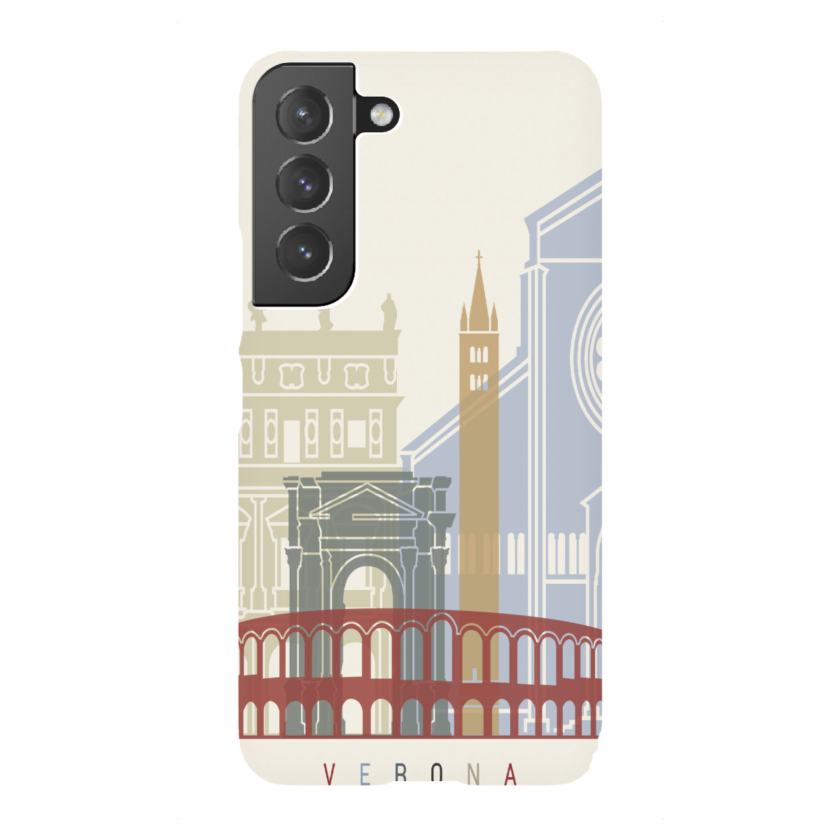 "Verona skyline"für Samsung Galaxy - Premium-Case Handyhülle artboxONE