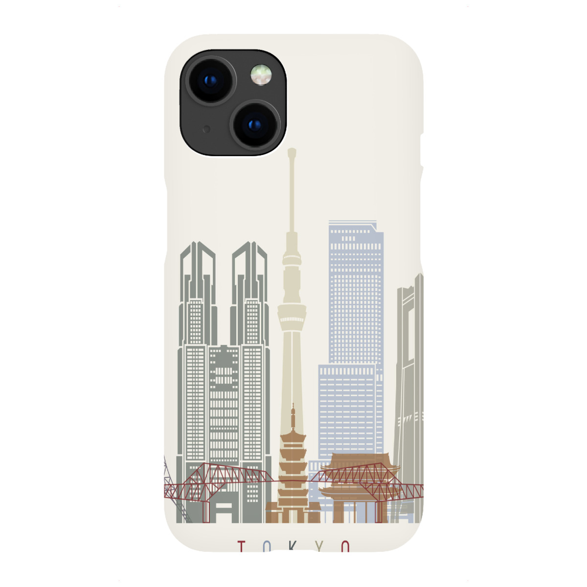 "Tokyo V2 skyline"für iPhone - Premium-Case Handyhülle artboxONE