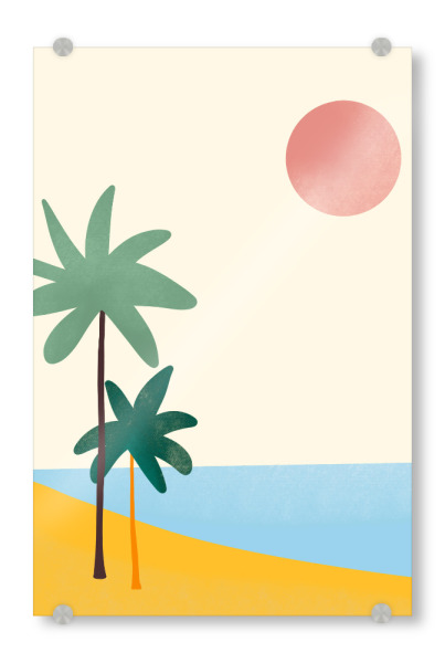 Acrylglasbild "Sea and Sand" artboxONE - Natur,Abstrakt,Reise / Strand und Meer