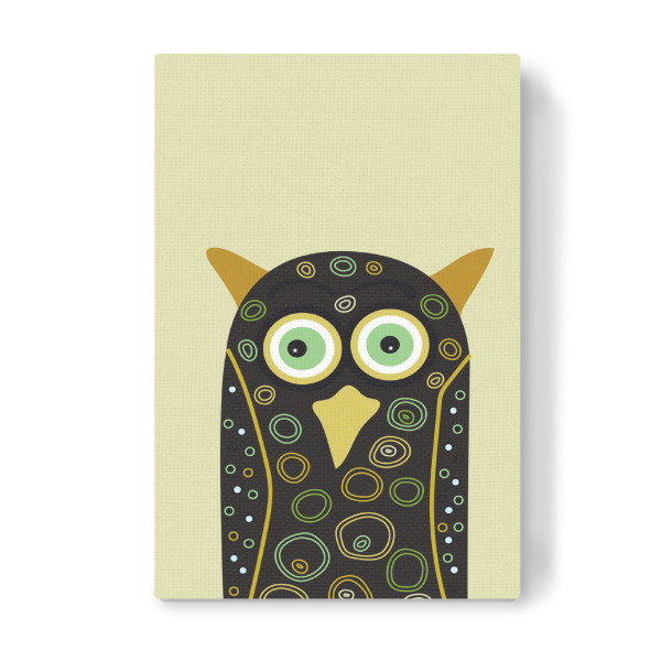 Leinwandbild "Eule Tierpotrait" artboxONE - Für Kinder,Tiere