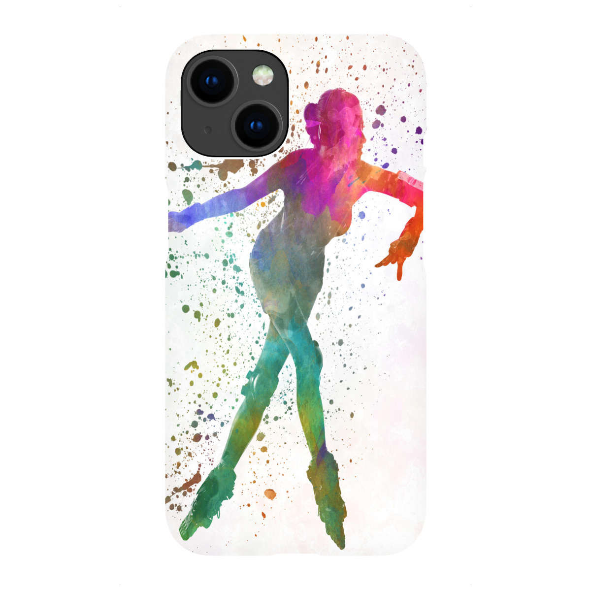iPhone "Woman in roller skates-f" Premium-Case Handyhülle artboxONE