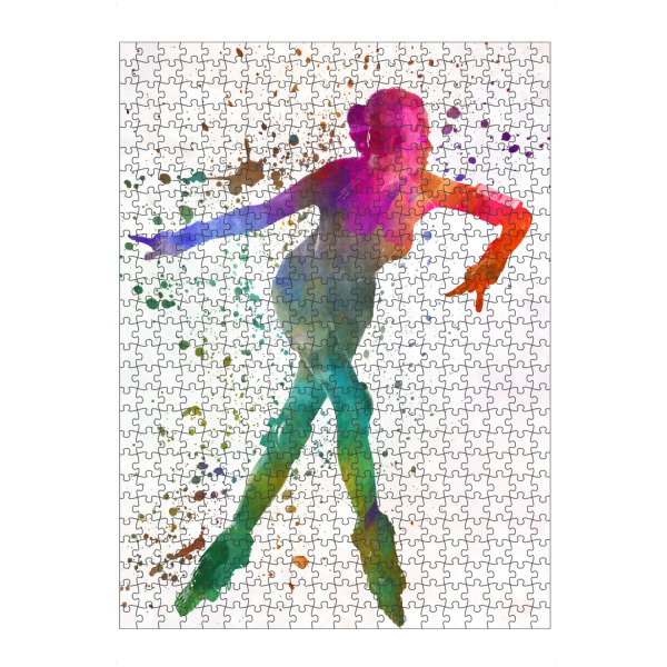 artboxONE Puzzle "Woman in roller skates-f" artboxONE - Sport