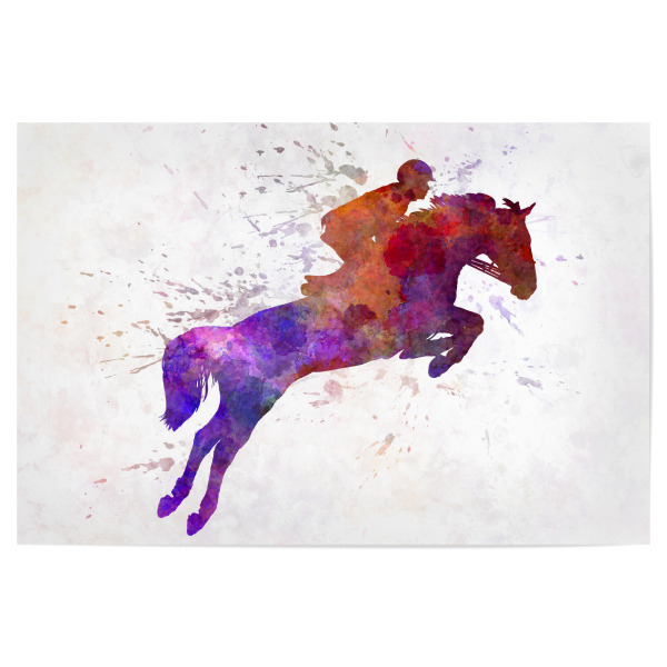 Poster 30x20 cm "Horse show 01 in watercolor" artboxONE - Sport