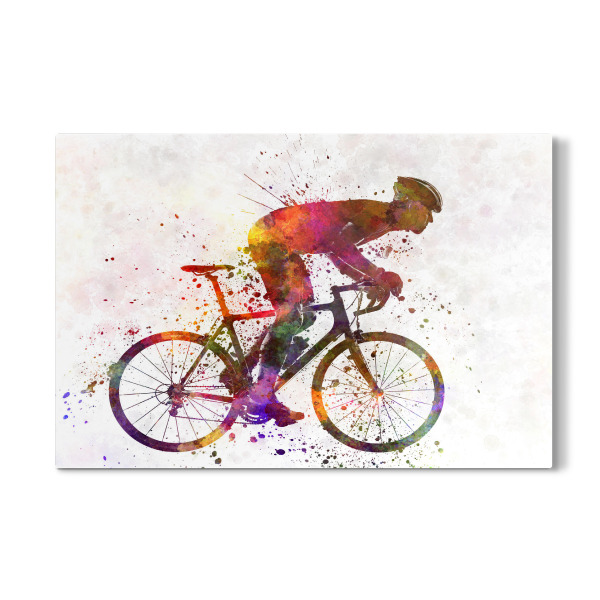 Galerie-Print "Cyclist road bike, man" 30x20 cm artboxONE