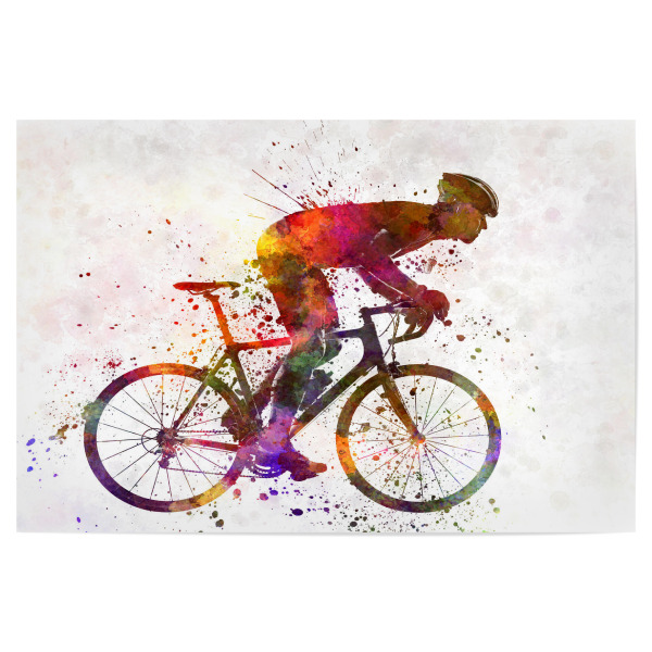 Poster "Cyclist road bike, man" artboxONE - Sport
