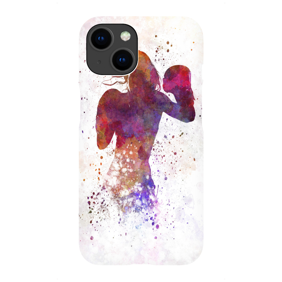 iPhone "Woman boxer boxing kickboxing-b" Premium-Case Handyhülle artboxONE