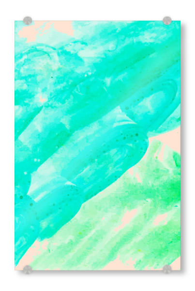 Acrylglasbild "Tropical Souvenir" artboxONE - Abstrakt,Marmor