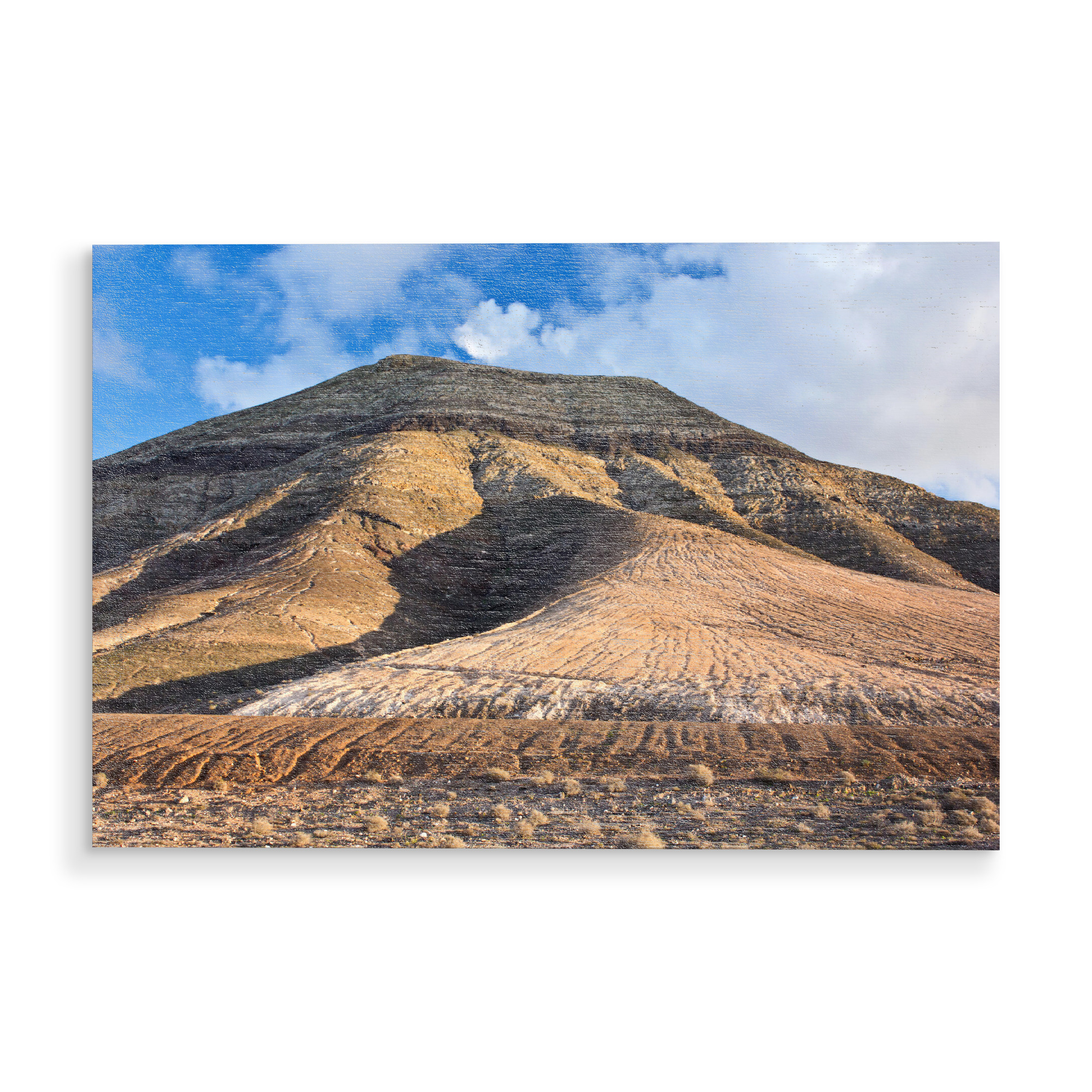 Holzbild "Berglandschaft Lanzarote" artboxONE - Natur,Reise,Reise / Länder