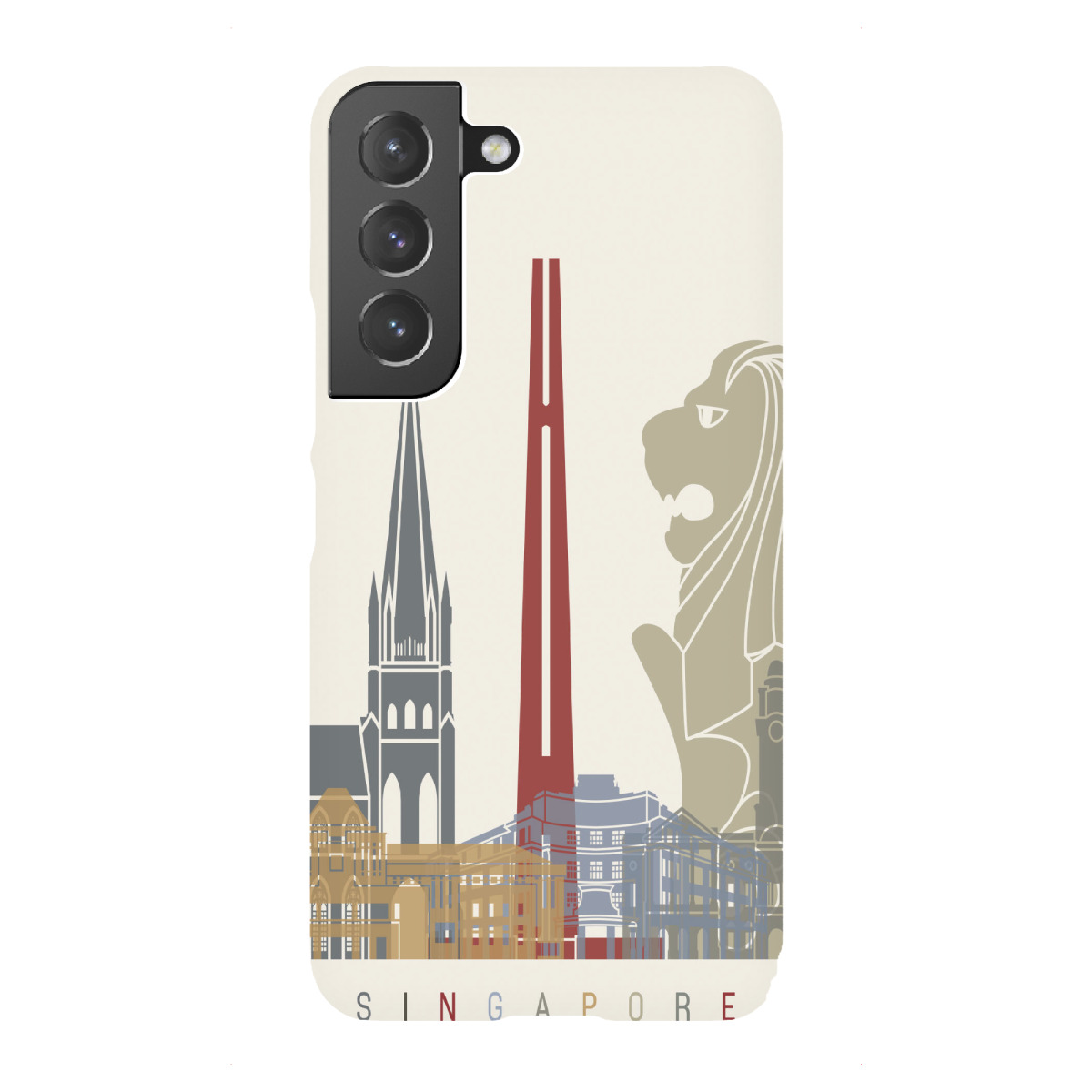 "Singapore skyline-a"für Samsung Galaxy - Premium-Case Handyhülle artboxONE