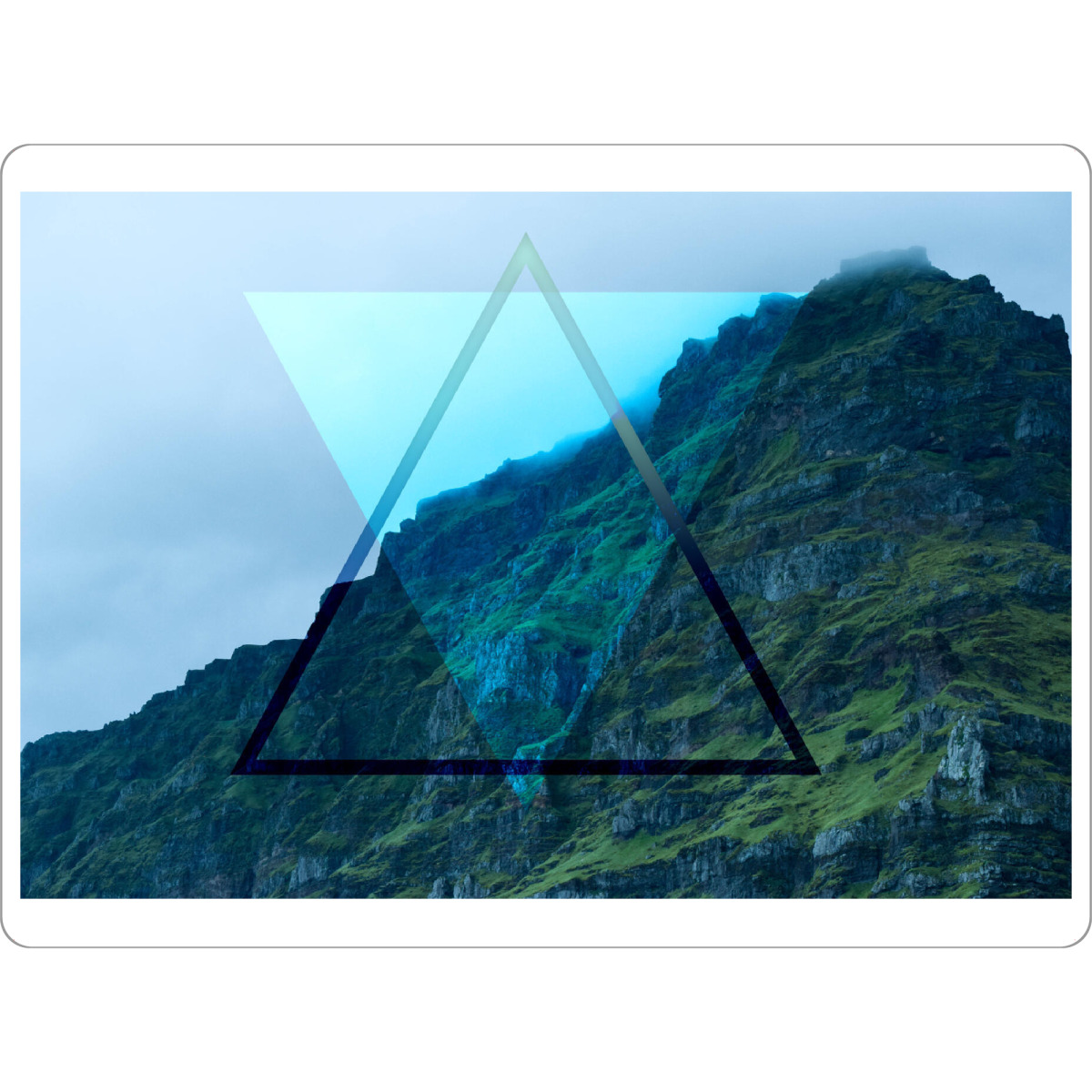 Tischset "Island Berg" artboxONE - Natur,Reise,Geometrie,Reise / Länder