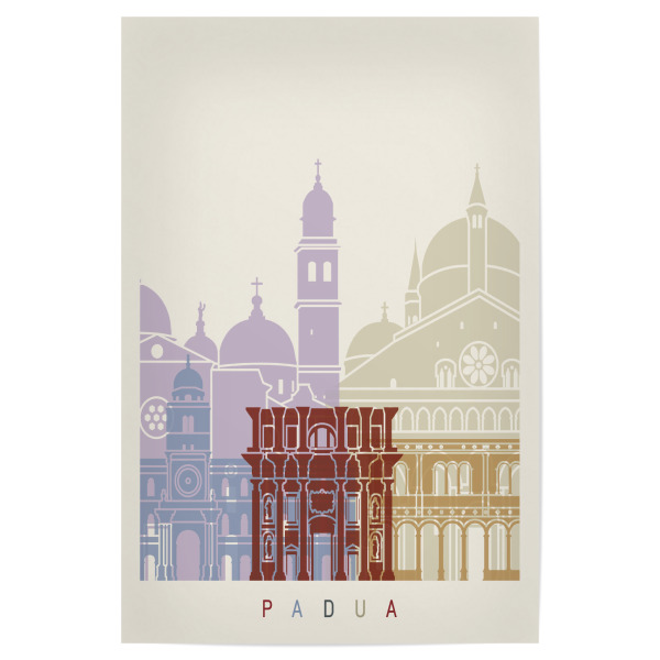 Poster "Padua skyline" artboxONE - Städte,Architektur