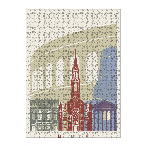 artboxONE Puzzle "Nimes skyline" artboxONE - Städte,Architektur