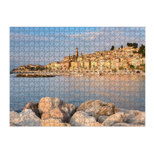 artboxONE Puzzle "Menton Côte d'Azur" artboxONE - Städte,Reise,Architektur,Reise / Länder