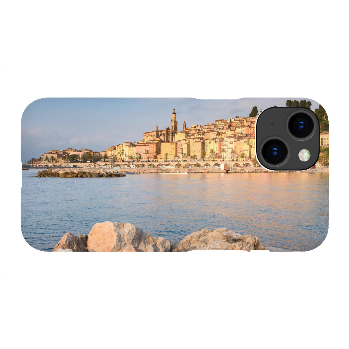 "Menton Côte d'Azur"für iPhone - Premium-Case Handyhülle artboxONE