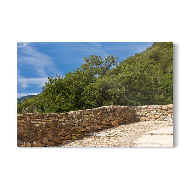 Galerie-Print "Steinmauer in Südfrankreich" 30x20 cm artboxONE