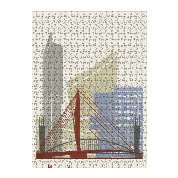 artboxONE Puzzle "Manchester skyline" artboxONE - Städte,Architektur