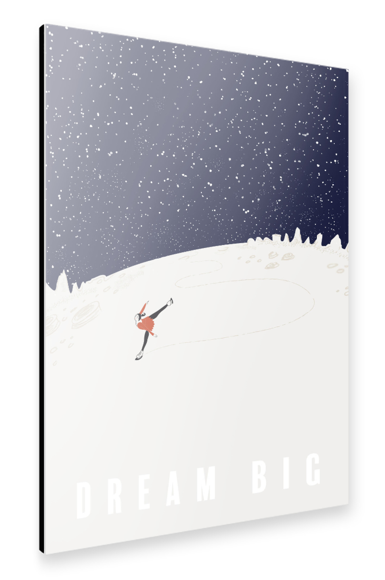 Alu-Dibond "Dream Big" 75x50 cm artboxONE