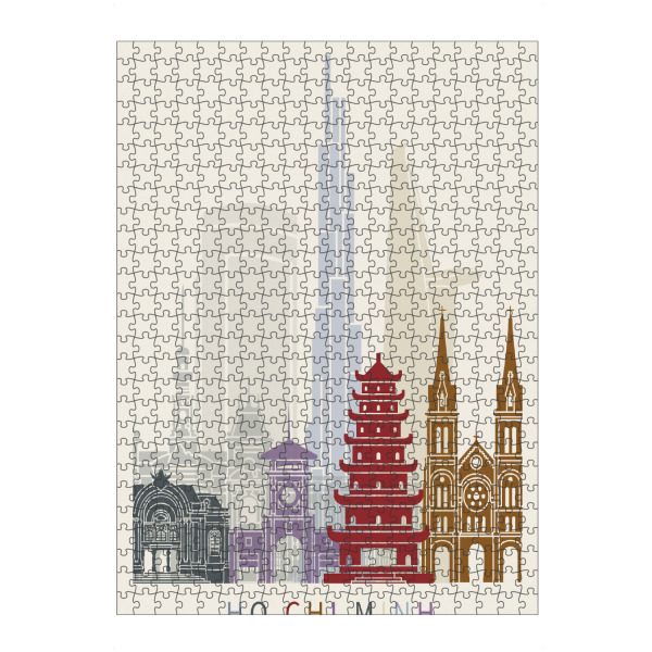 artboxONE Puzzle "HO CHI MINH SKYLINE" artboxONE - Städte,Architektur