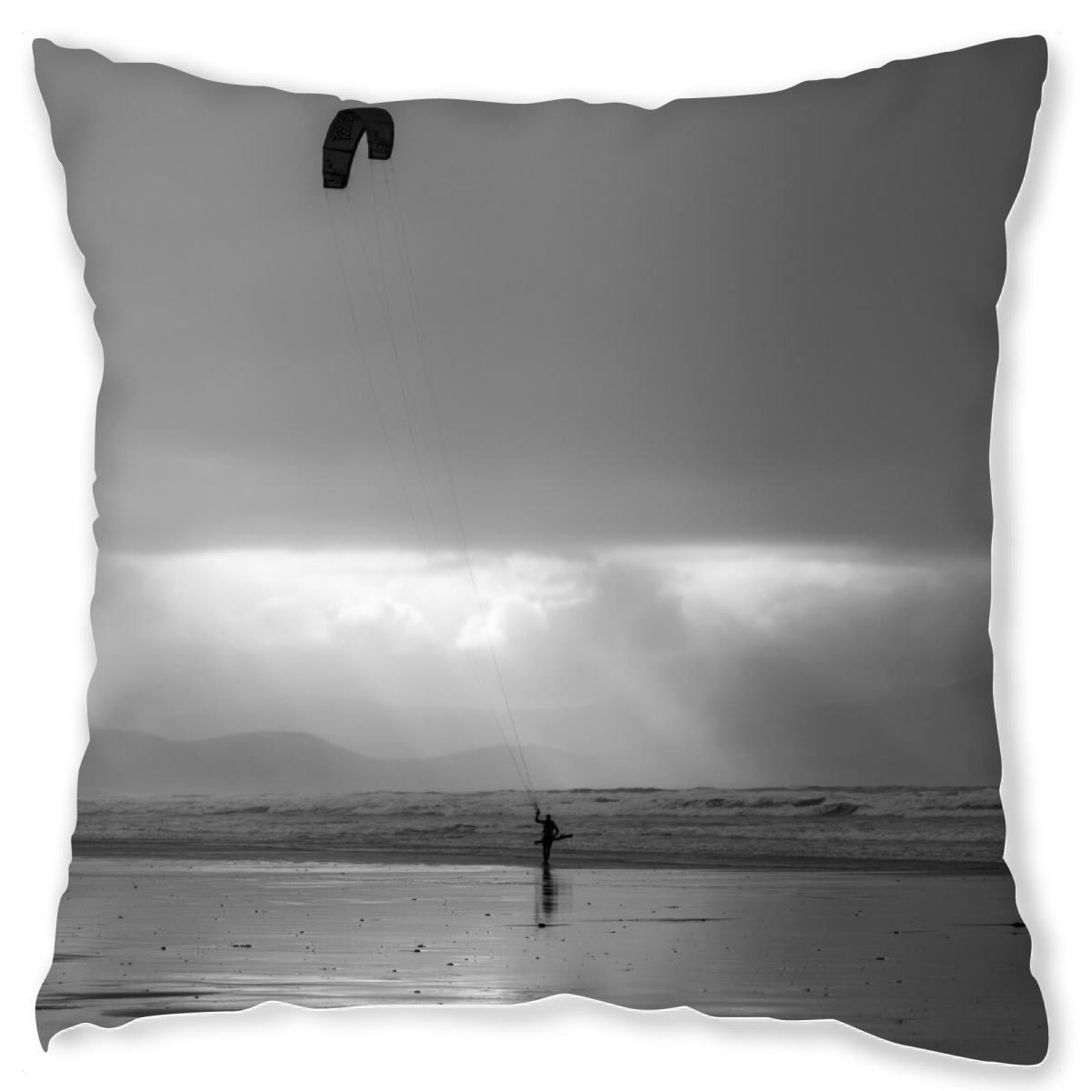 Design-Kissen "Irischer Windsurfer" artboxONE - Natur,Reise,Reise / Strand und Meer