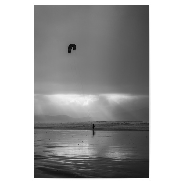 Poster "Irischer Windsurfer" artboxONE - Natur,Reise,Reise / Strand und Meer