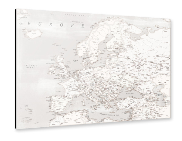 Alu-Dibond "Detailed map of Europe Lysander" 30x20 cm artboxONE