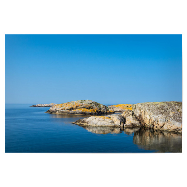 Poster 30x20 cm "Wetterinseln mit Felsen" artboxONE - Natur,Reise,Reise / Strand und Meer,Reise / Länder