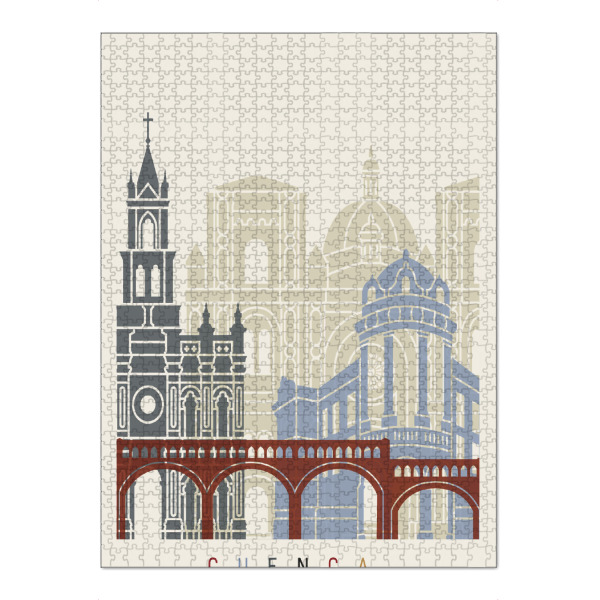 Puzzle Ravensburger "Cuenca ecuador skyline" artboxONE - Städte,Architektur