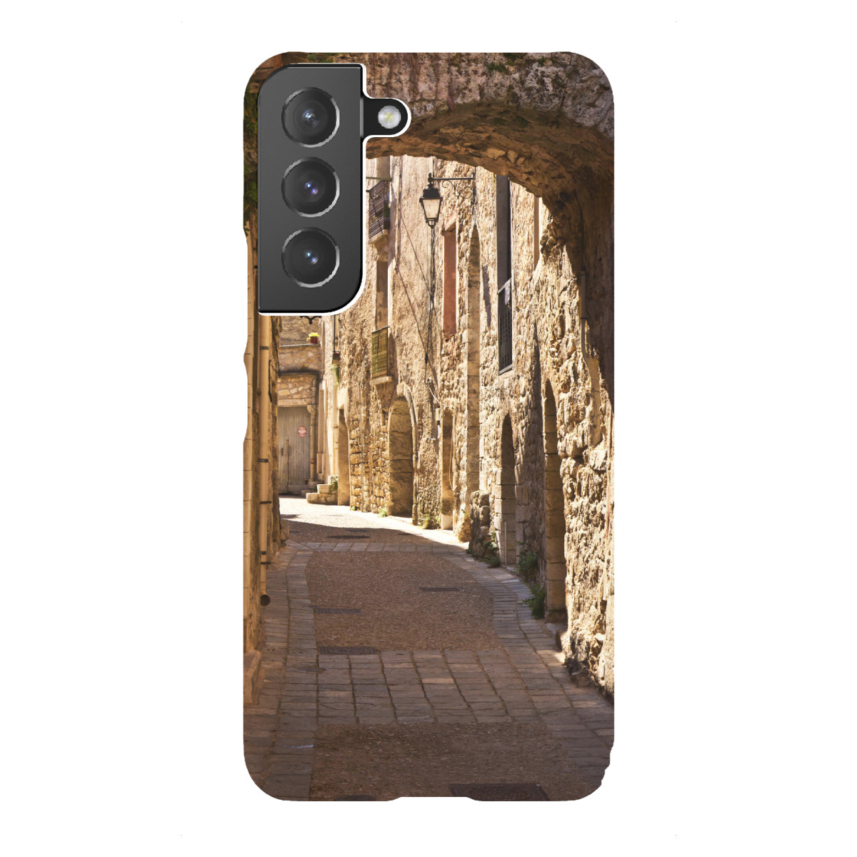 "Alte Gasse in Südfrankreich"für Samsung Galaxy - Premium-Case Handyhülle artboxONE