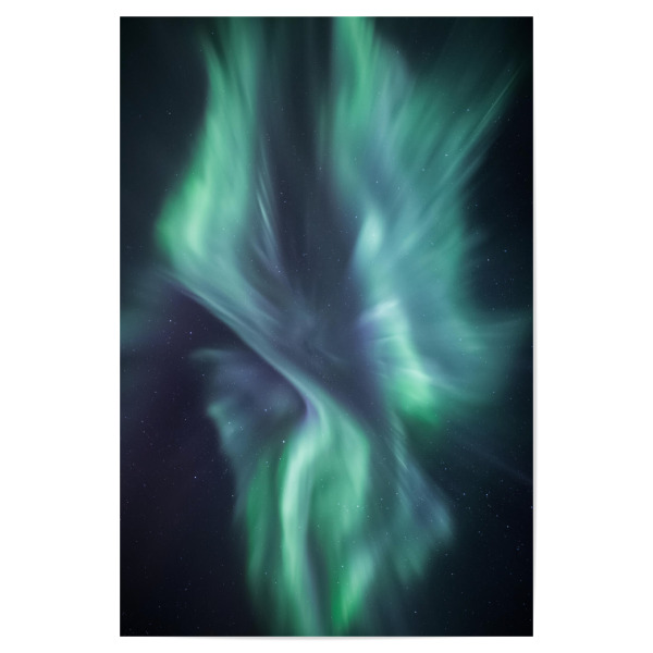 Poster 30x20 cm "Dancing Light" artboxONE - Natur,Galaxy