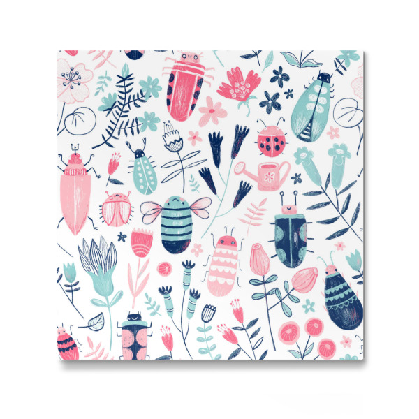 Galerie-Print "Voglhuber - Käfer und Fliegen" 30x30 cm artboxONE