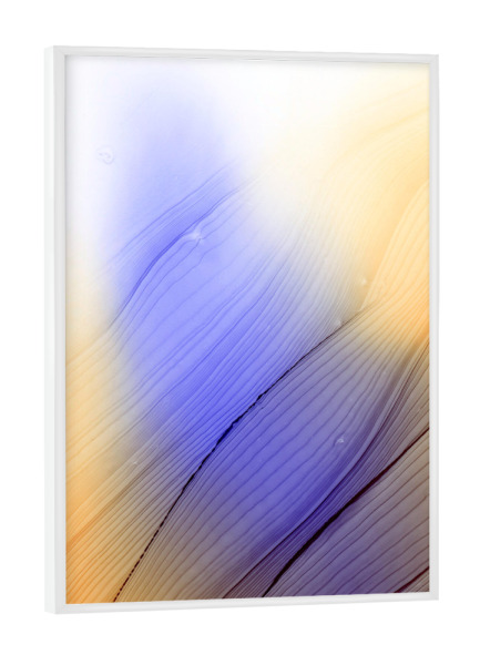 Poster mit weißem Rahmen "Lila the Hope - good Day" artboxONE - Abstrakt