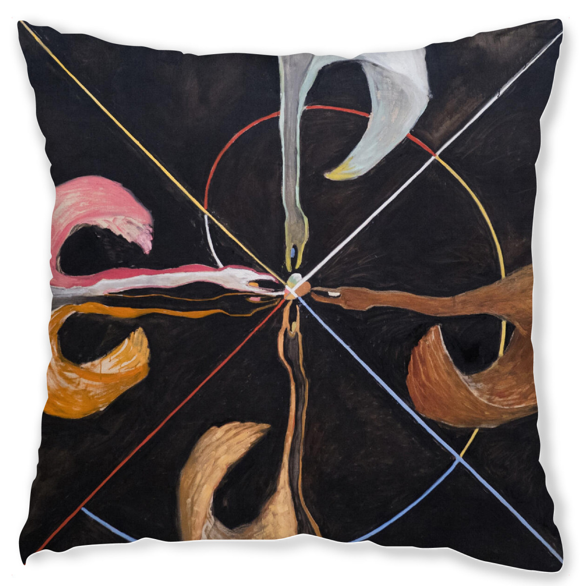 Design-Kissen "The swan - Hilma af Klint" artboxONE - Tiere,Abstrakt