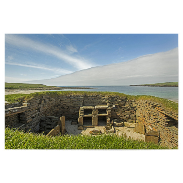 Poster "Schottland - Orkney - Skara Brae" artboxONE - Reise,Architektur,Reise / Strand und Meer,Reise / Länder